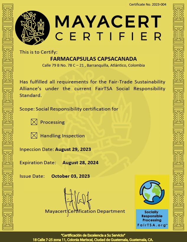 FCC FairTSA Certificate | GoCaps GmbH